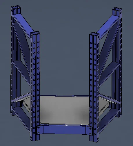 Bộ Nối 45° (Short & Long) - Hệ Kệ Modular Racking - Image 1