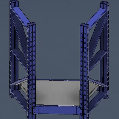 Bộ Nối 45° (Short & Long) - Hệ Kệ Modular Racking