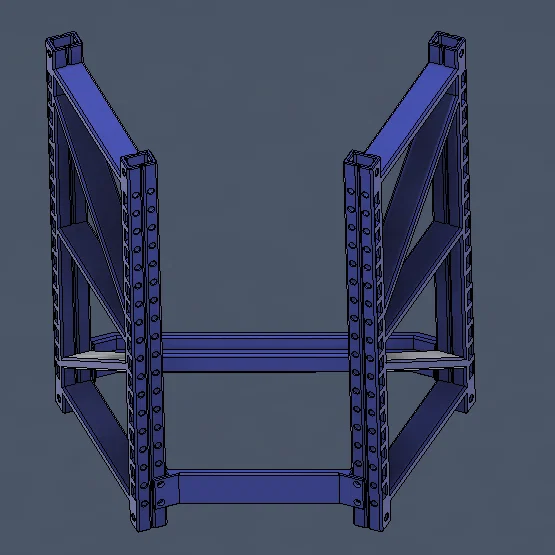 Bộ Nối 45° (Short & Long) - Hệ Kệ Modular Racking - Image 2
