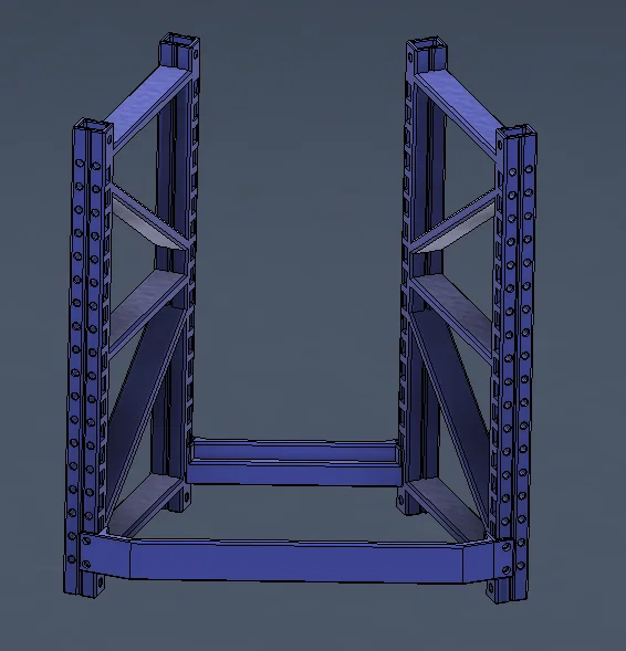Bộ Nối 45° (Short & Long) - Hệ Kệ Modular Racking - Image 6
