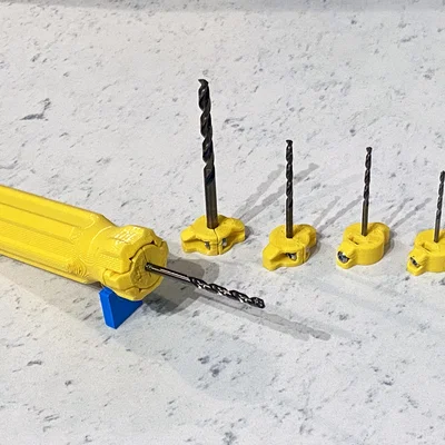 Adapter mũi khoan và tay cầm để doa lỗ cho chi tiết in 3D