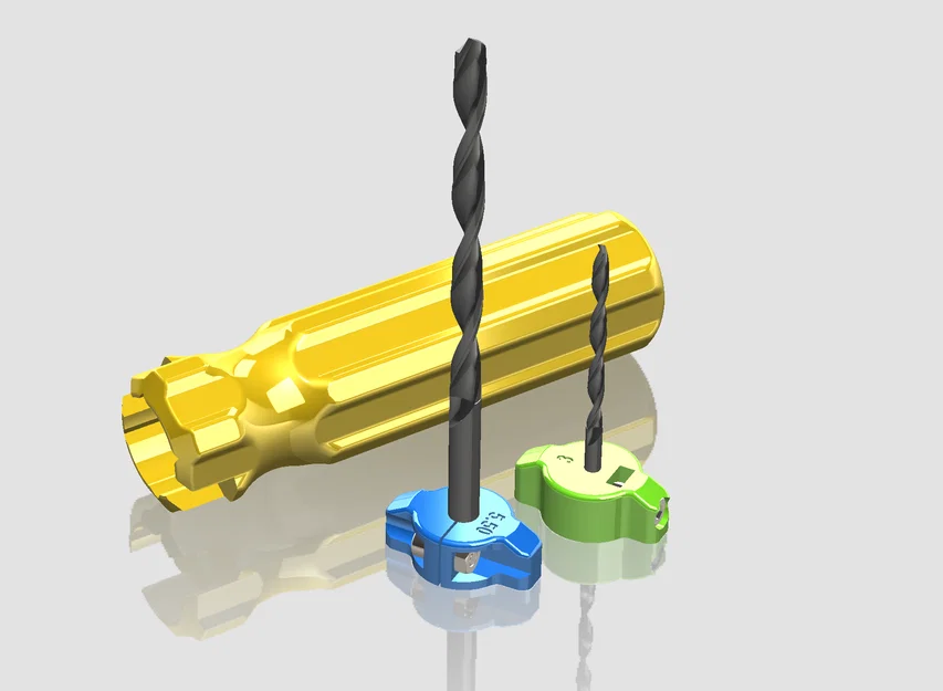 Adapter mũi khoan và tay cầm để doa lỗ cho chi tiết in 3D - Image 2