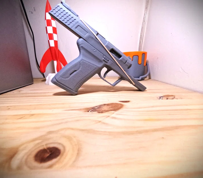 Mô hình súng 9mm Concept có cơ chế trượt thực tế (3D Print) - Image 1