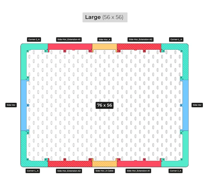 LED-Frame cho bảng pegboard IKEA SKADIS - Image 19