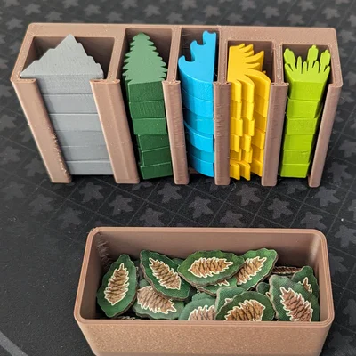 Khay Đựng Token Cascadia: Phụ Kiện Hỗ Trợ Boardgame Gọn Gàng