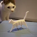 Mô hình chú mèo đang bước đi 3D Puzzle - Walking Cat Kit Card - Thumbnail 1