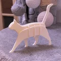 Mô hình chú mèo đang bước đi 3D Puzzle - Walking Cat Kit Card - Thumbnail 3