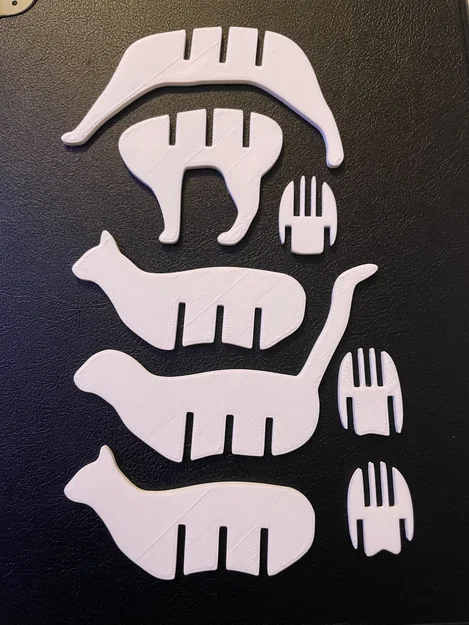 Mô hình chú mèo đang bước đi 3D Puzzle - Walking Cat Kit Card - Image 4