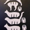 Mô hình chú mèo đang bước đi 3D Puzzle - Walking Cat Kit Card - Thumbnail 4
