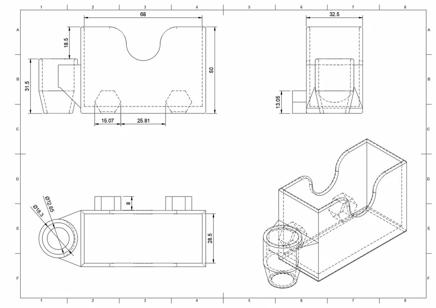 Giá treo dụng cụ AFA Deburring Tool cho tường tổ ong (Honeycomb) - Image 2
