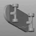 Ván trượt ngón tay Print-in-Place có bánh xe quay (Tech Deck) - Thumbnail 5