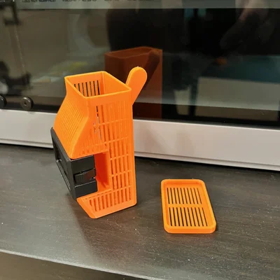 Pod sấy AMS có Hygrometer và Tab