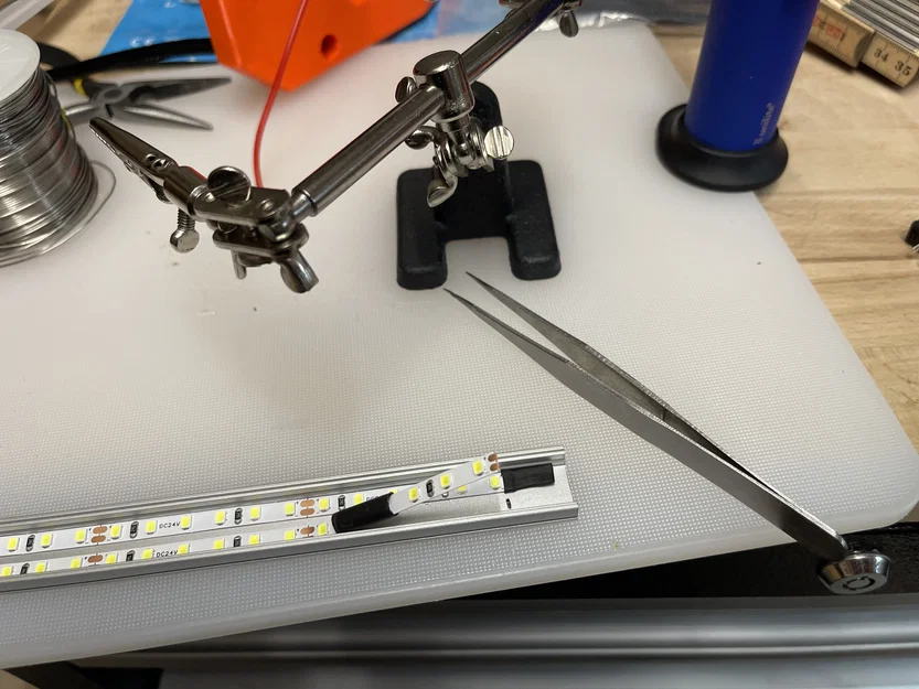 Prusa MK4 LED Light Bar – Giá đỡ đèn LED - Image 12