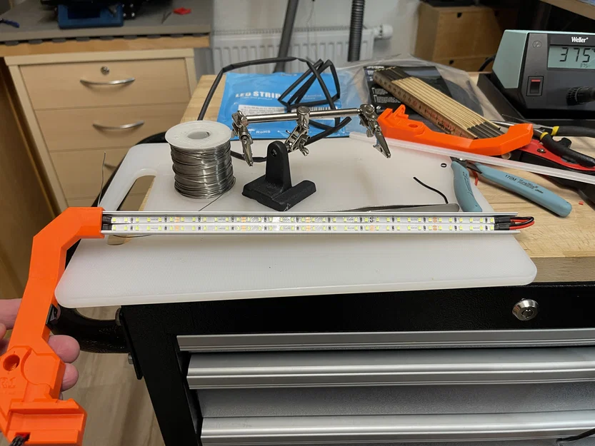 Prusa MK4 LED Light Bar – Giá đỡ đèn LED - Image 14