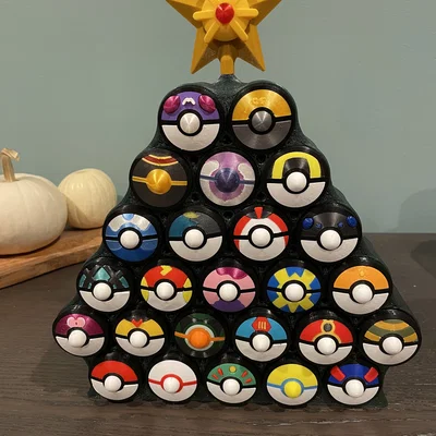 Lịch Pokémon Advent Calendar (in 3D, dùng lại nhiều năm)