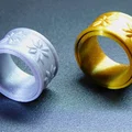 Nhẫn xoay Rotable ring chủ đề mùa đông (print-in-place) - Thumbnail 4