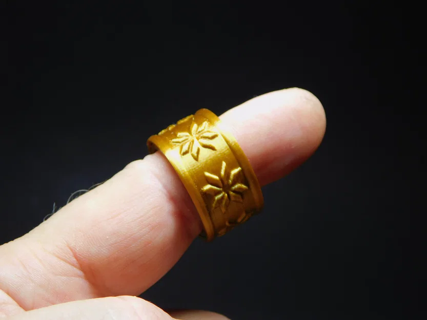 Nhẫn xoay Rotable ring chủ đề mùa đông (print-in-place) - Image 6
