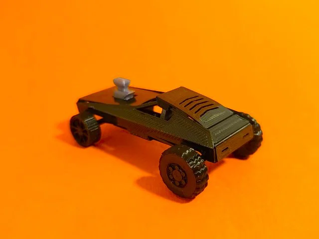 Xe Origami Gấp Gọn Có Hệ Treo (Origami Folding Car w/ Suspension) - Image 1