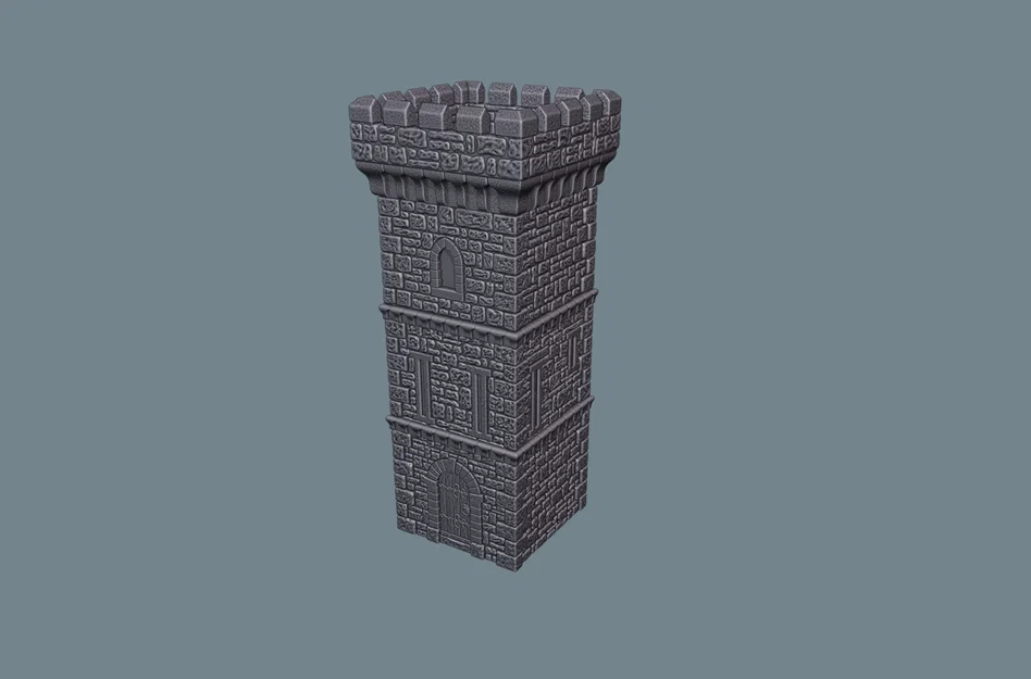 Mô hình chậu cây tháp lâu đài VogLand độc đáo - Tự in 3D cực chất - Image 1