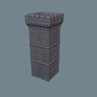 Mô hình chậu cây tháp lâu đài VogLand độc đáo - Tự in 3D cực chất