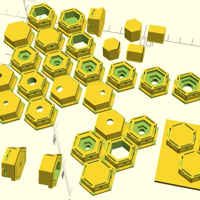 Thư viện OpenSCAD (cập nhật) cho HSW attachments