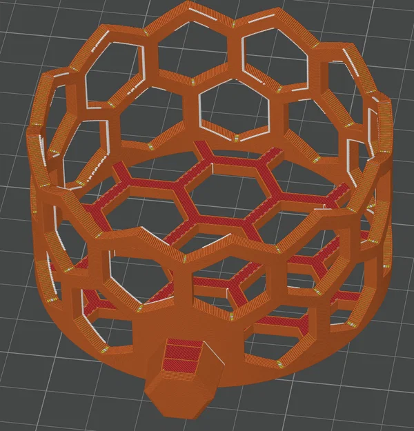Giá Đỡ Bình Xịt In 3D cho Honeycomb Storage Wall (ĐK 70 mm) - Image 2