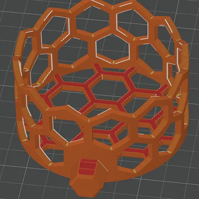 Giá Đỡ Bình Xịt In 3D cho Honeycomb Storage Wall (ĐK 70 mm)