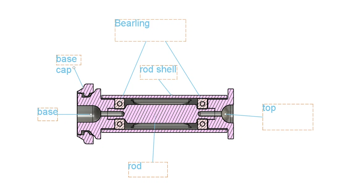 Giá đỡ sợi nhựa có vòng bi (Bearing filament holder) - Image 5