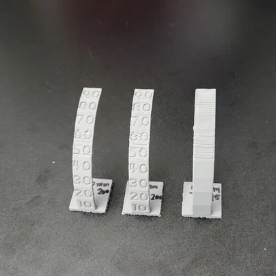 Bài test Overhang 10 đến 90 độ