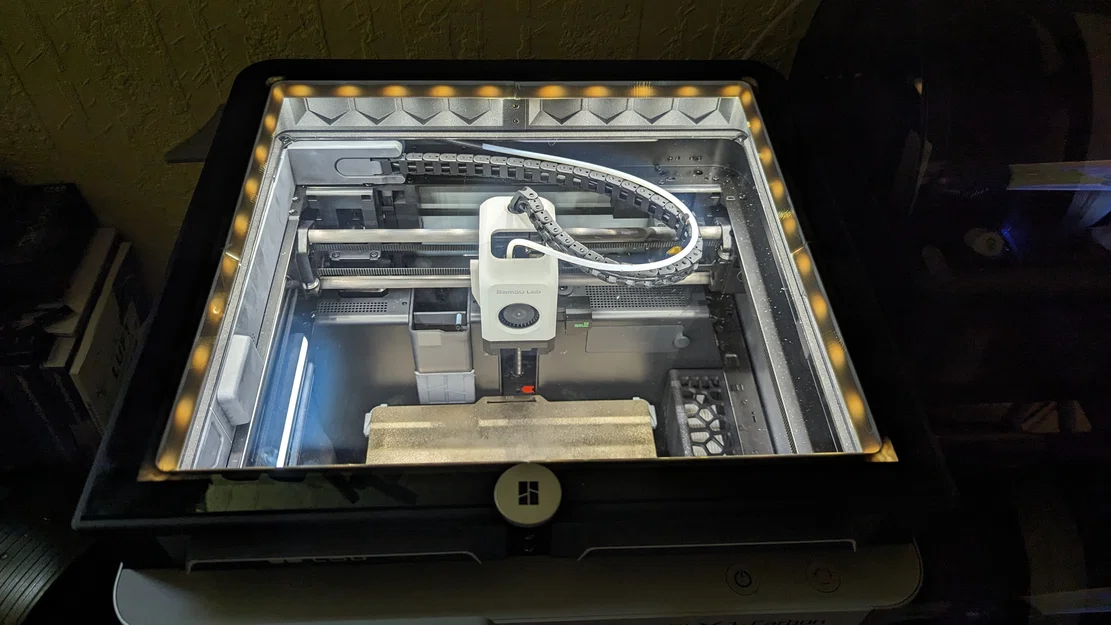 Bambu Lab X1C Glass Riser MRW Remix - Image 2