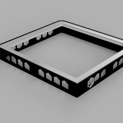 Bambu Lab X1C Glass Riser MRW Remix