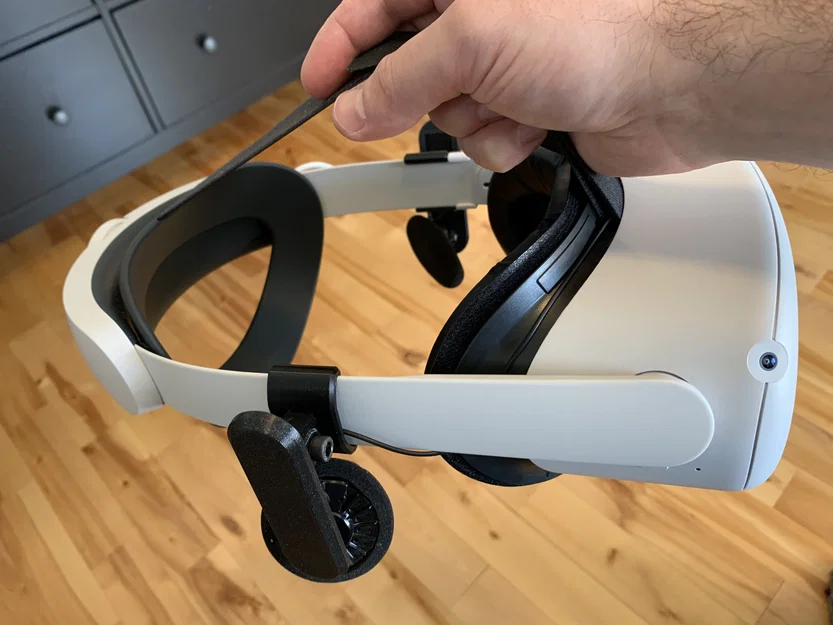 Ngàm gắn tai nghe chắc chắn cho Meta Quest 3 & Quest 2 (Koss Porta Pro/KSC75) - Image 2