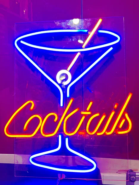 Bảng Neon “Cocktails” - Image 1