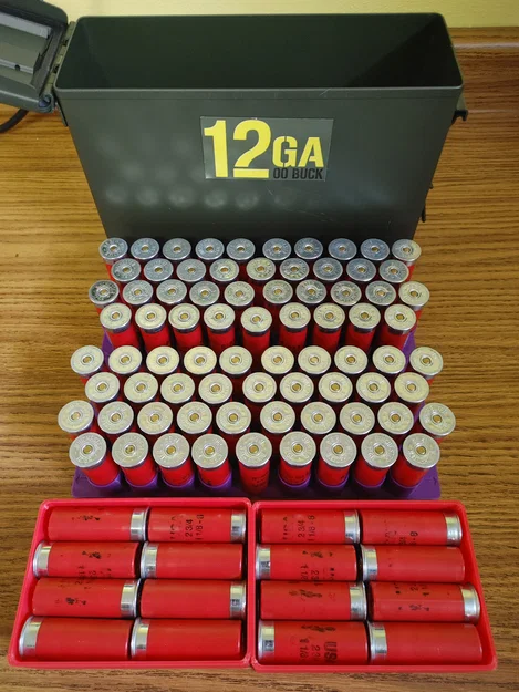 Khay lưu trữ 12 Gauge cho thùng đạn M19A1 .30 Caliber (M19A1 .30 Cal Ammo Can) - Image 1