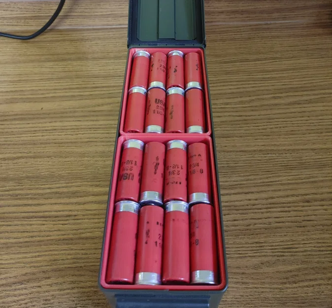 Khay lưu trữ 12 Gauge cho thùng đạn M19A1 .30 Caliber (M19A1 .30 Cal Ammo Can) - Image 2