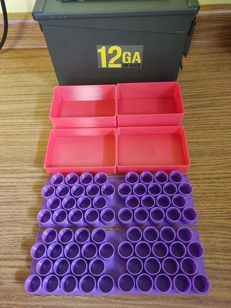 Khay lưu trữ 12 Gauge cho thùng đạn M19A1 .30 Caliber (M19A1 .30 Cal Ammo Can) - Image 7