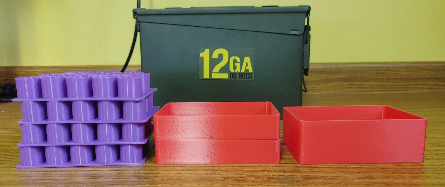 Khay lưu trữ 12 Gauge cho thùng đạn M19A1 .30 Caliber (M19A1 .30 Cal Ammo Can) - Image 8