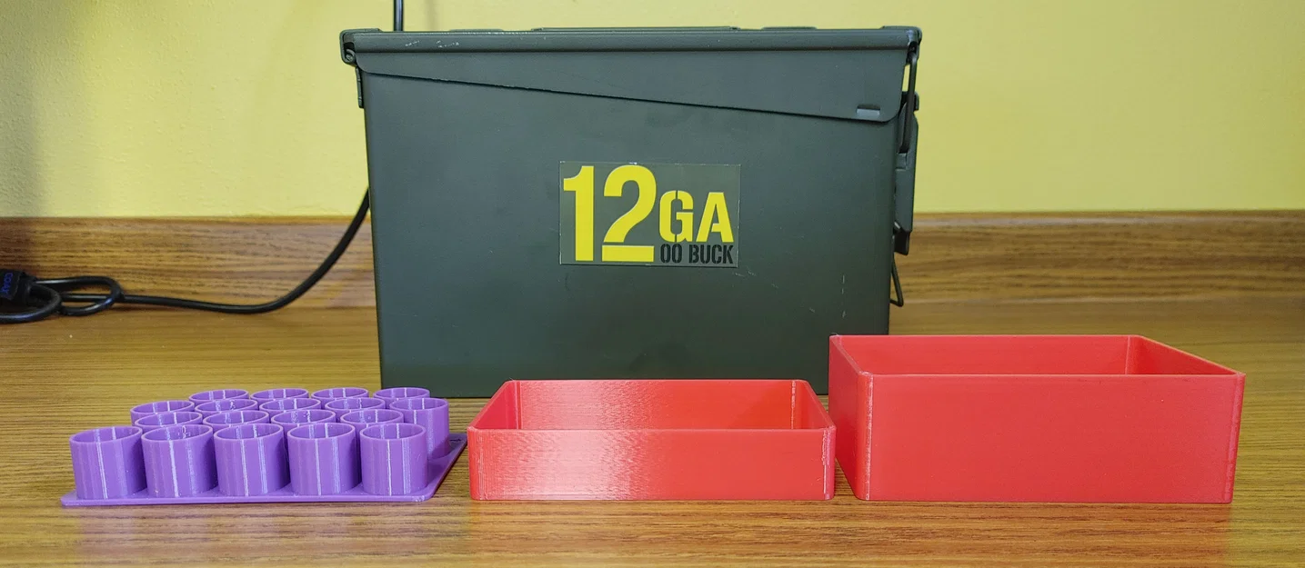 Khay lưu trữ 12 Gauge cho thùng đạn M19A1 .30 Caliber (M19A1 .30 Cal Ammo Can) - Image 9