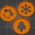 Bộ khuôn tạo hình trang trí cà phê Miele Motif Dispenser kèm giá đỡ - Thumbnail 2