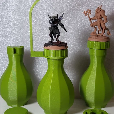Tay cầm sơn mini có nam châm và add-on (Miniature Painting Handle with Magnets)