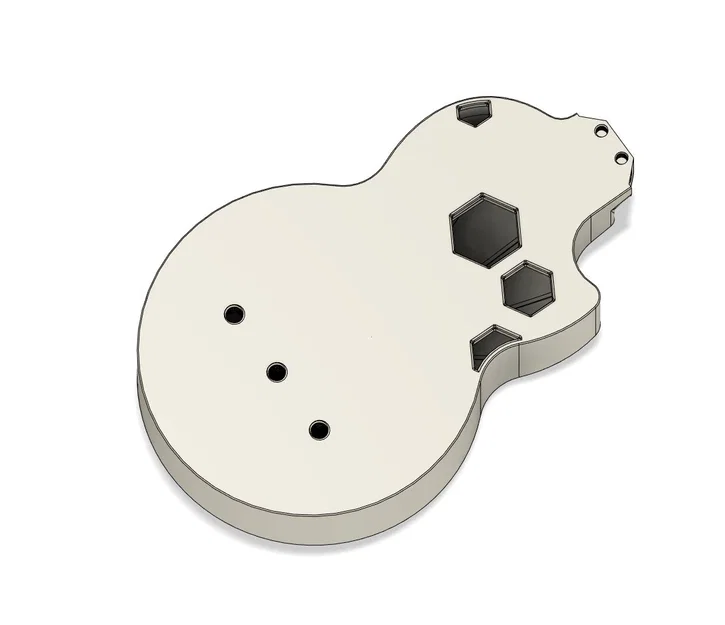 Thân Ukulele Hex mặt trơn (Hex Ukulele Plain Body) - Image 1