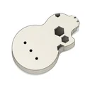 Thân Ukulele Hex mặt trơn (Hex Ukulele Plain Body) - Thumbnail 1