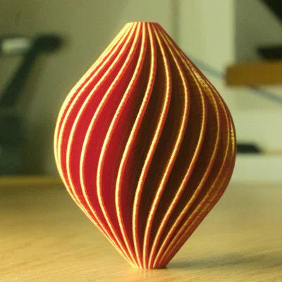 Đồ trang trí Giáng Sinh xoắn – In Vase Mode
