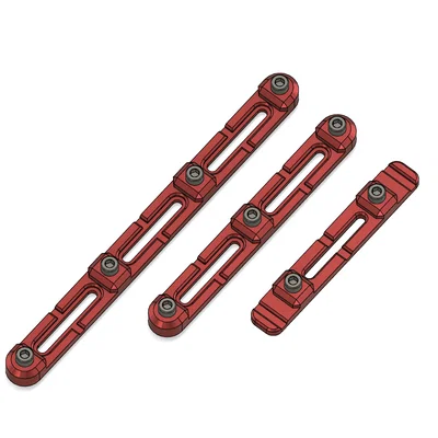 Adapter & Slider gắn Bottle Cage lên khung xe/Down Tube