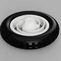 Bánh xe máy bay RC lò xo (spring-loaded) hoạt động thật sự hiệu quả - Thumbnail 1