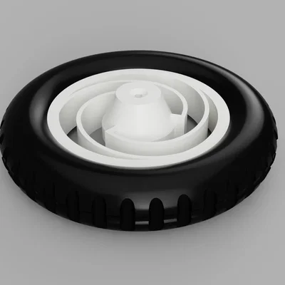 Bánh xe máy bay RC lò xo (spring-loaded) hoạt động thật sự hiệu quả