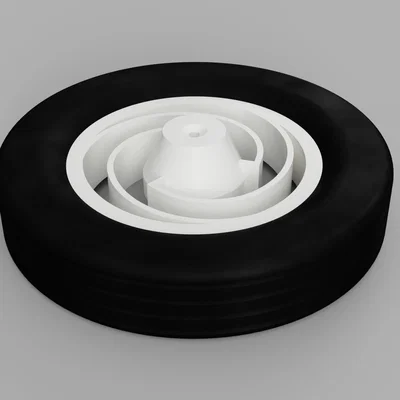 Bánh xe máy bay RC lò xo (spring-loaded) hoạt động thật sự hiệu quả