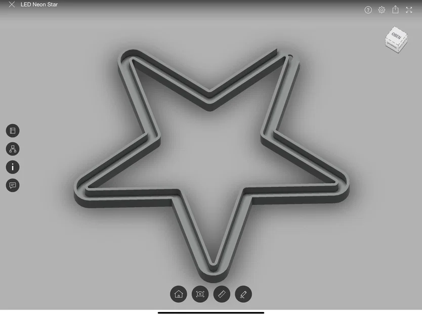 Ngôi sao LED neon XMAS (XMAS neon LED star) - Image 2