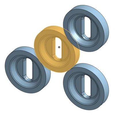 Phụ kiện kẹp Skadis T-Clip in 3D tiện lợi cho bảng treo tường