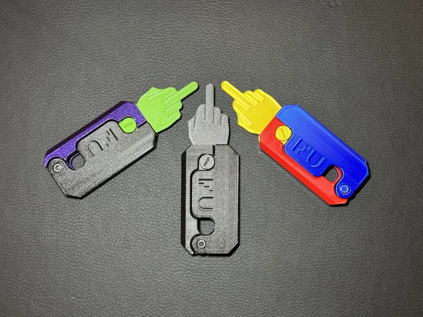Middle Finger Gravity Knife (Dao gập trọng lực Ngón Giữa) - Image 1